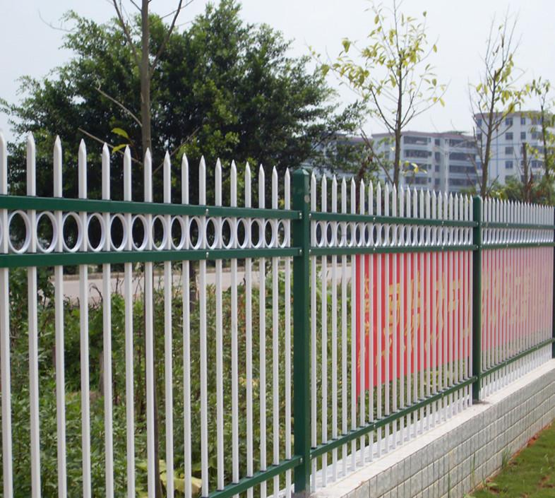 加工定做 小区 花园 草坪锌钢围栏 绿化锌钢护栏图片_高清图_细节图